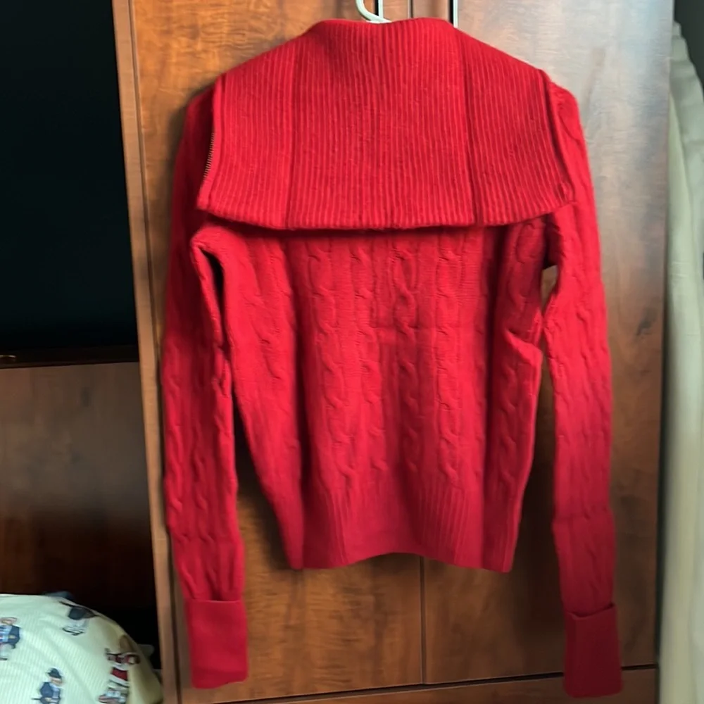 Women's Ralph Lauren Wool & Cashmere Sweater / Red / Size S - Picture 7 of 16
